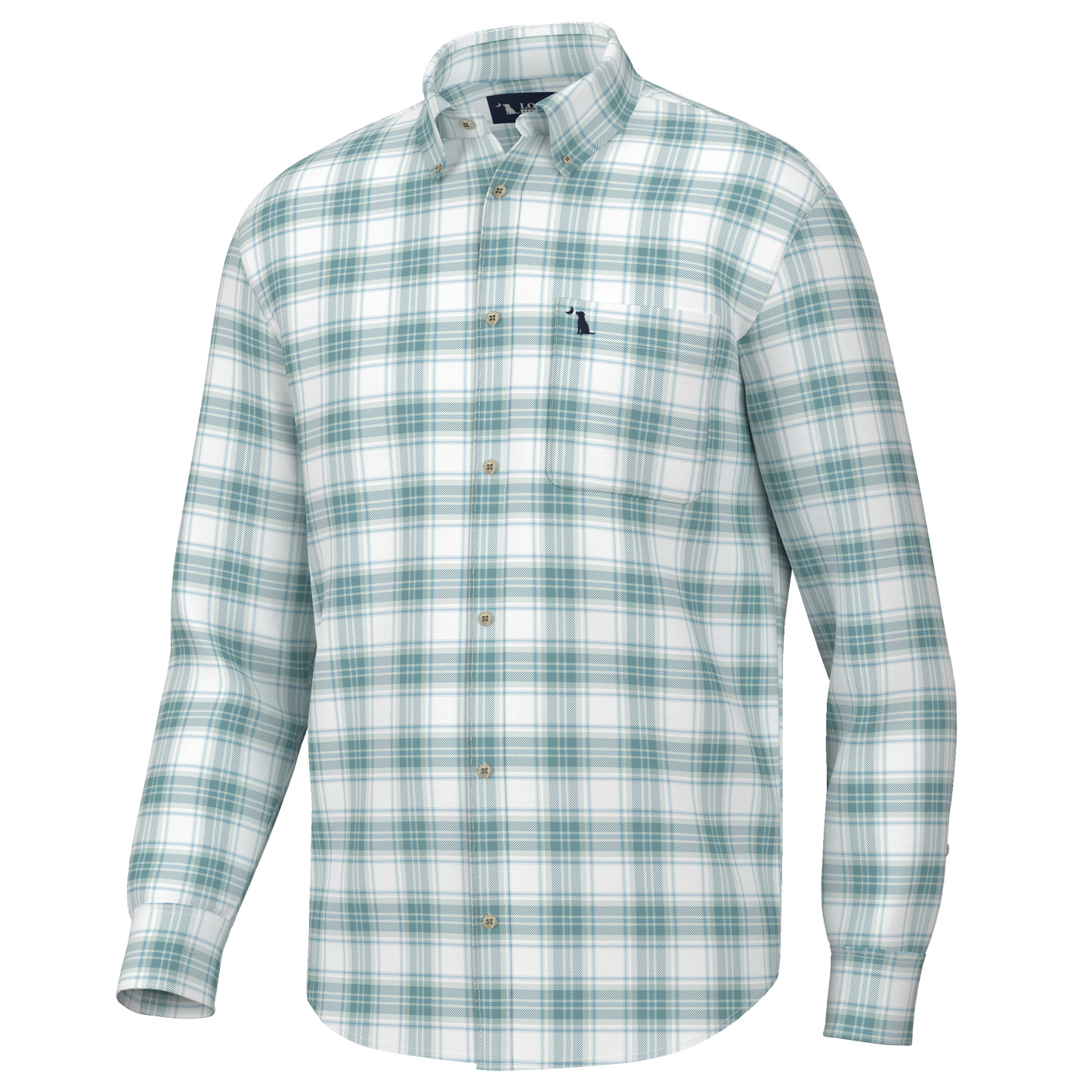 Miller Dress Shirt - Teal/Light Blue/Mist