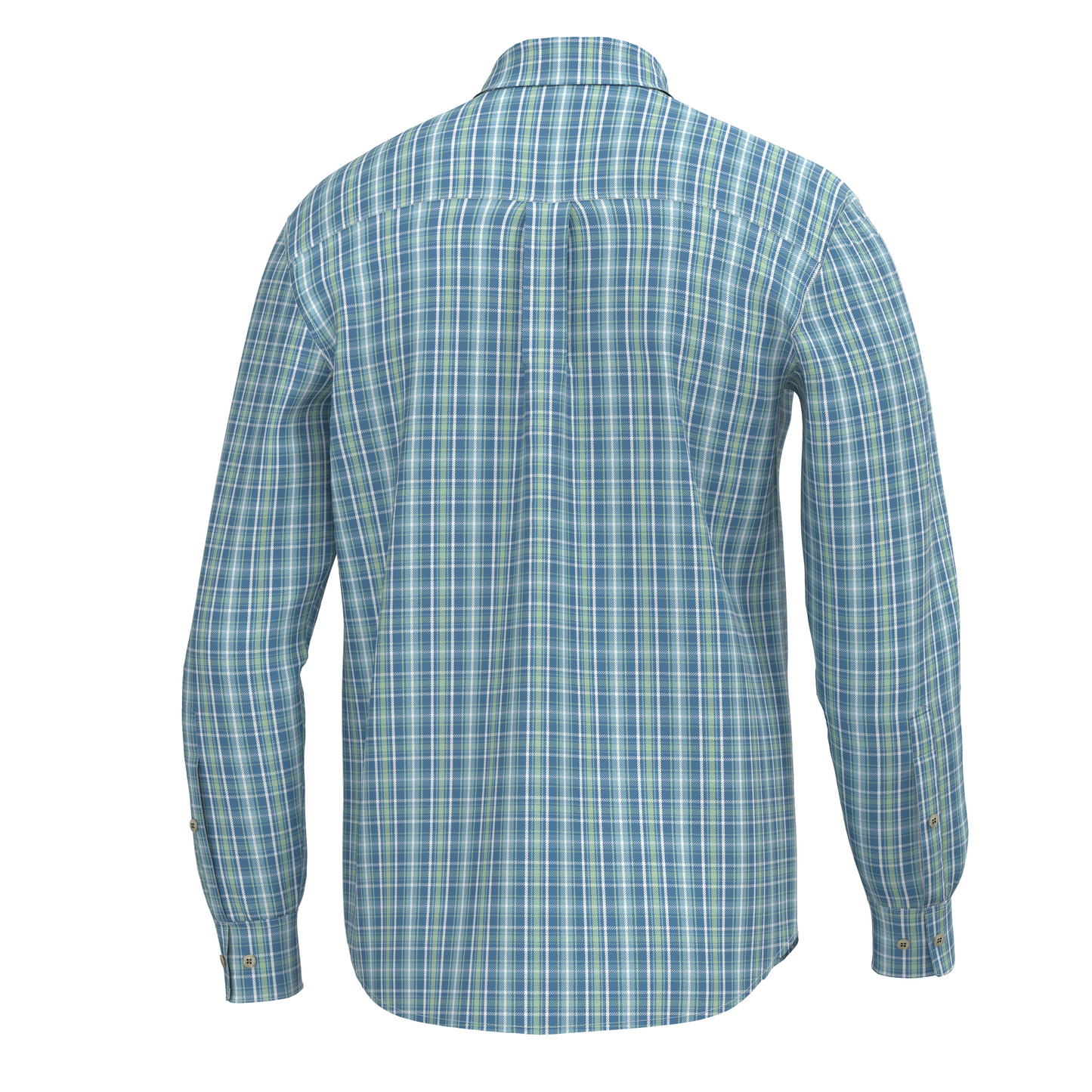 Sherry Dress Shirt - Teal/Lime/Sailor Blue