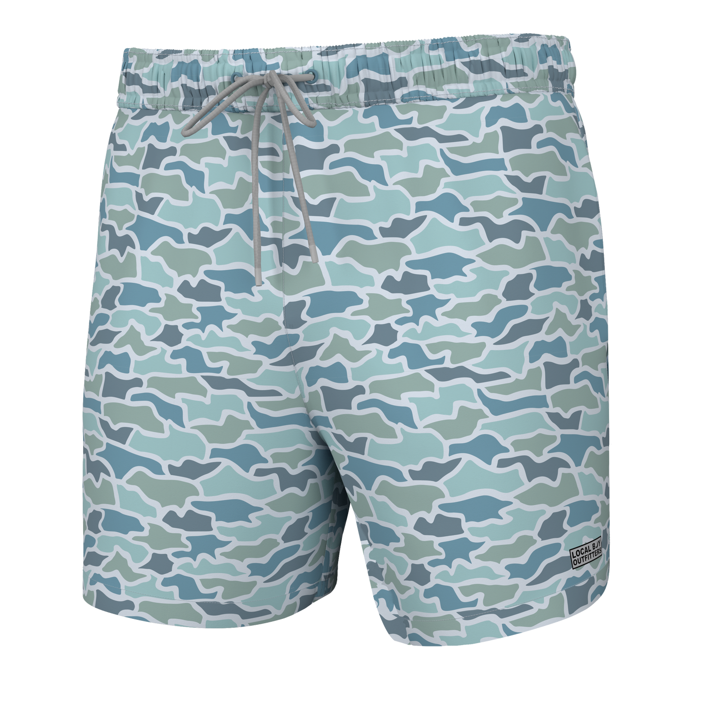 Bayview Swim Trunk - Cool Oak Camo