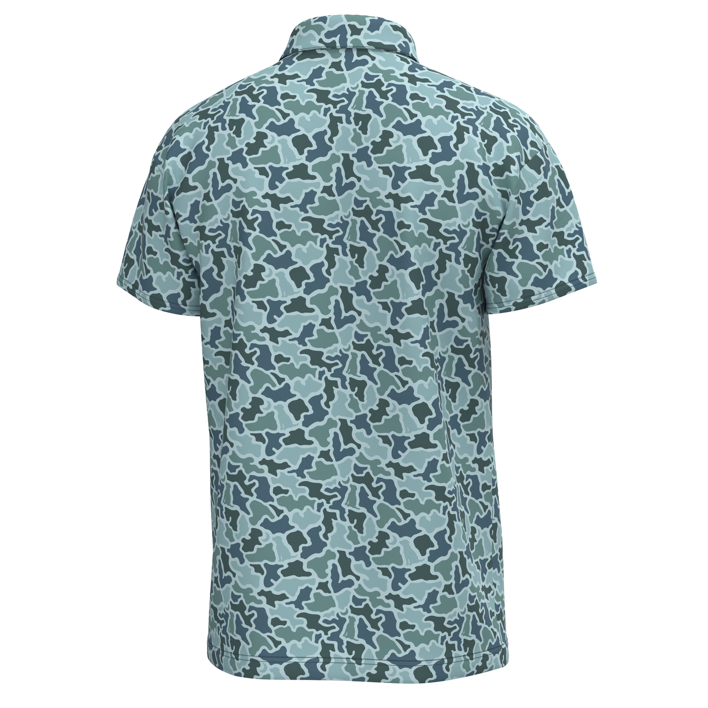 Dirty Myrtle Polo - Blue Dog & Moon Camo