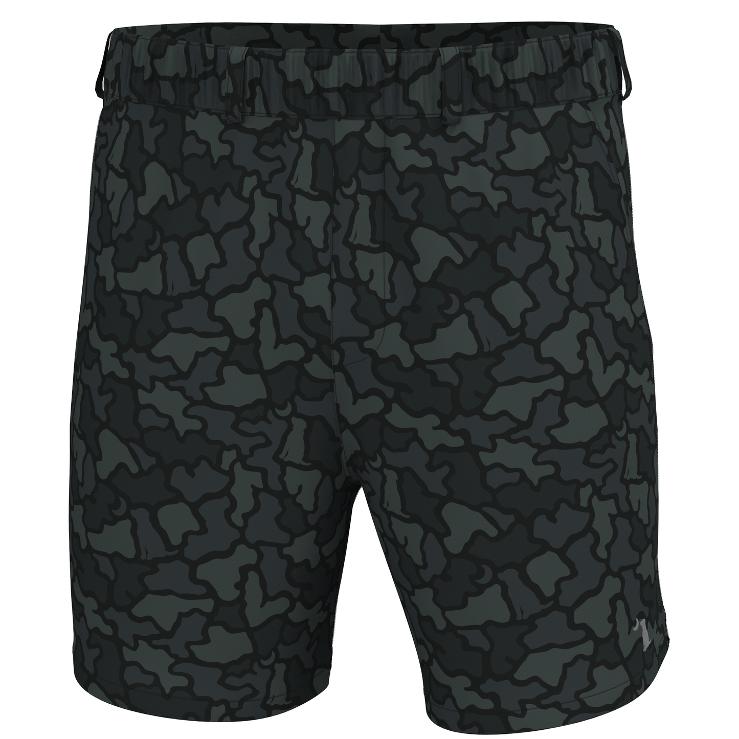 Volley Shorts - Black Dog & Moon Camo