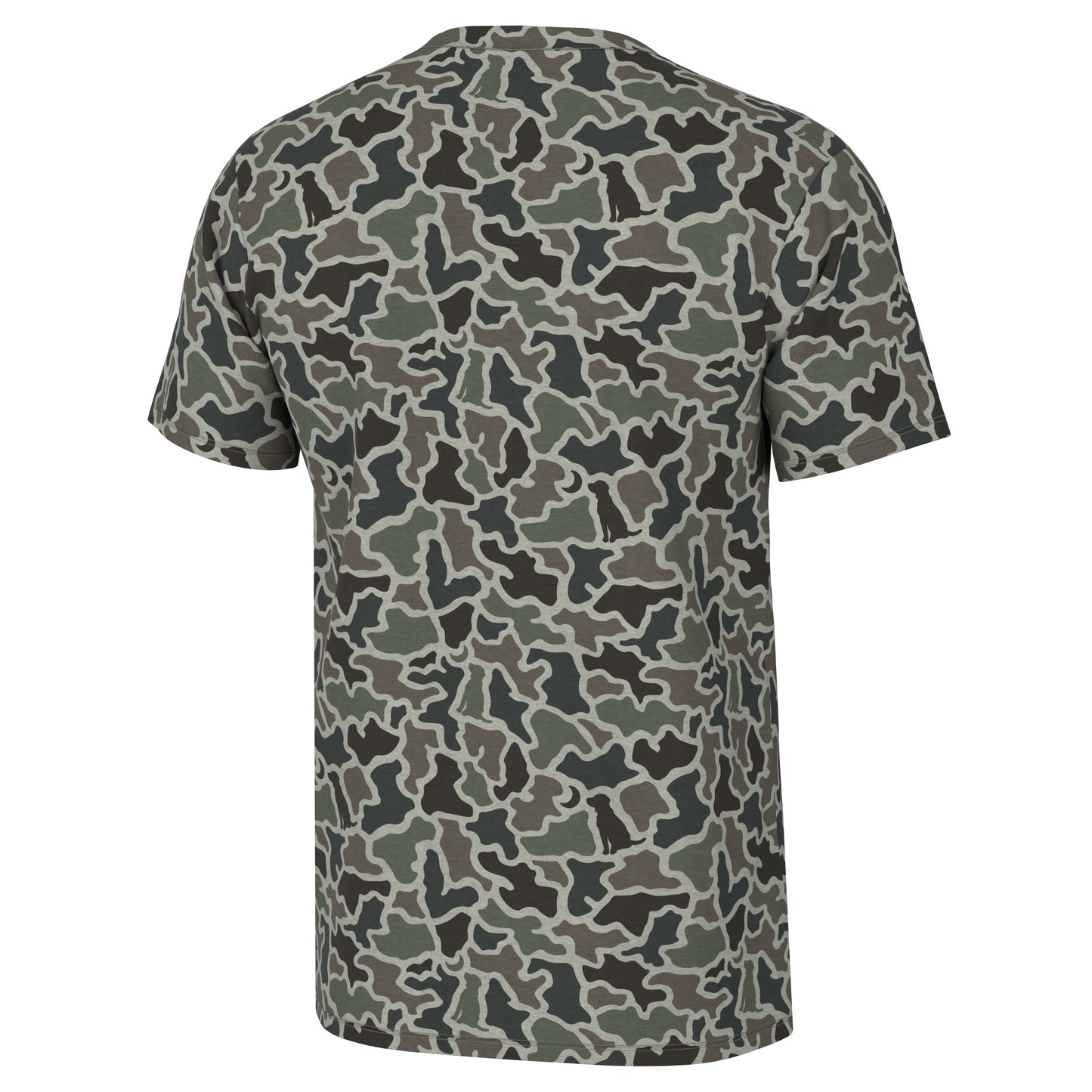 Youth S/S Heather-Blend Crew - Localflage