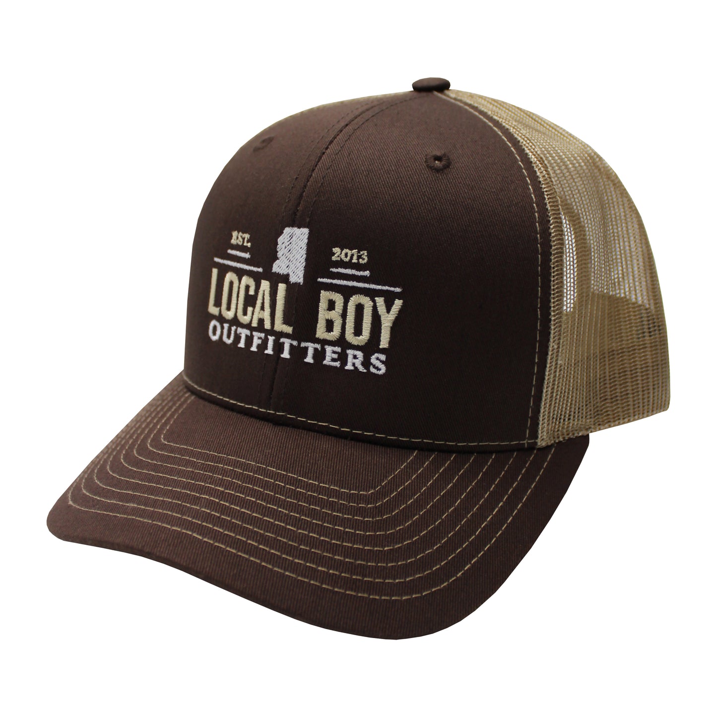 Borderline State Hats - Brown/Khaki