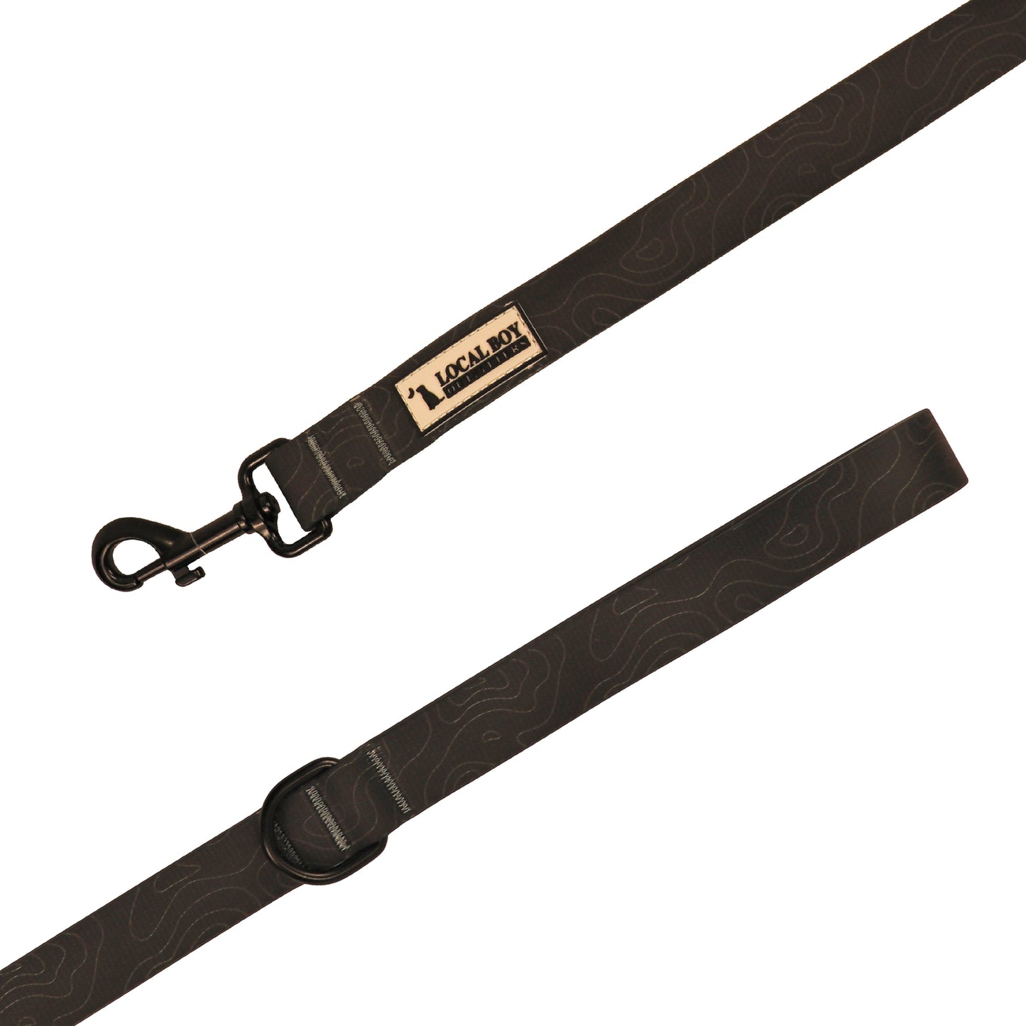 Dog Leash - Black Topo