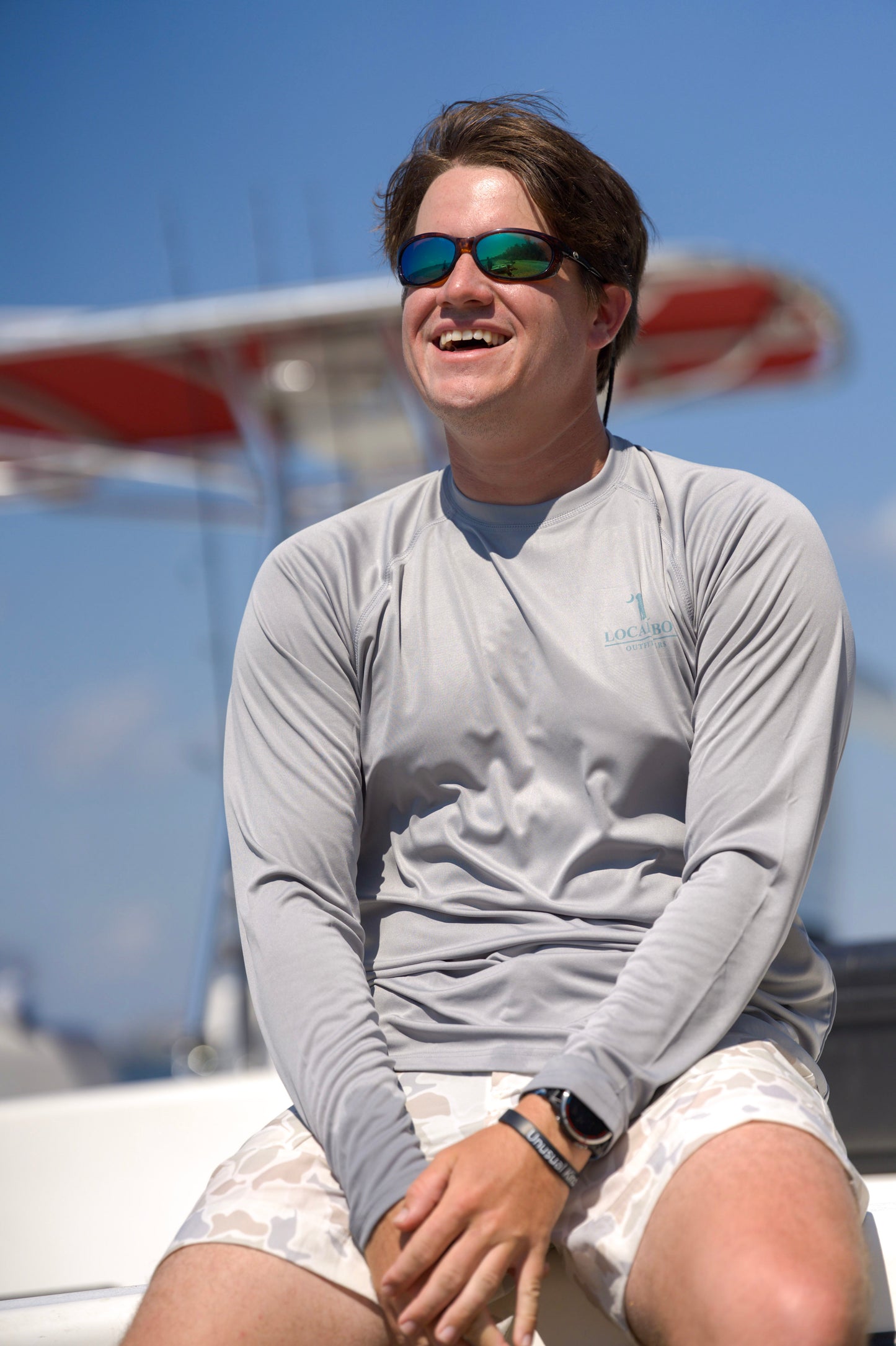 Sandy Red Graphic Performance Shirt