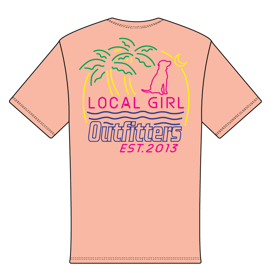 LG Neon Naturdays SS Tee - Neon Cantaloupe