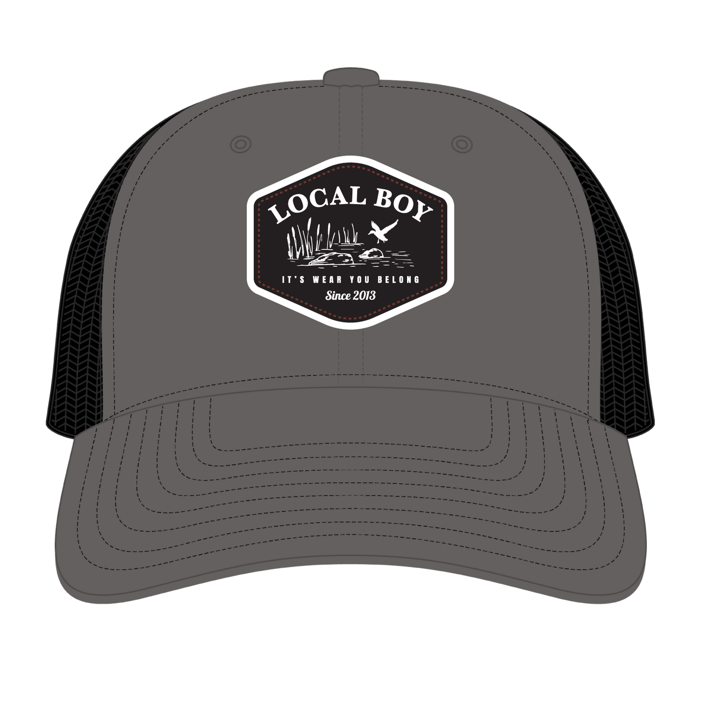 Marsh Drop Trucker Hat - Charcoal