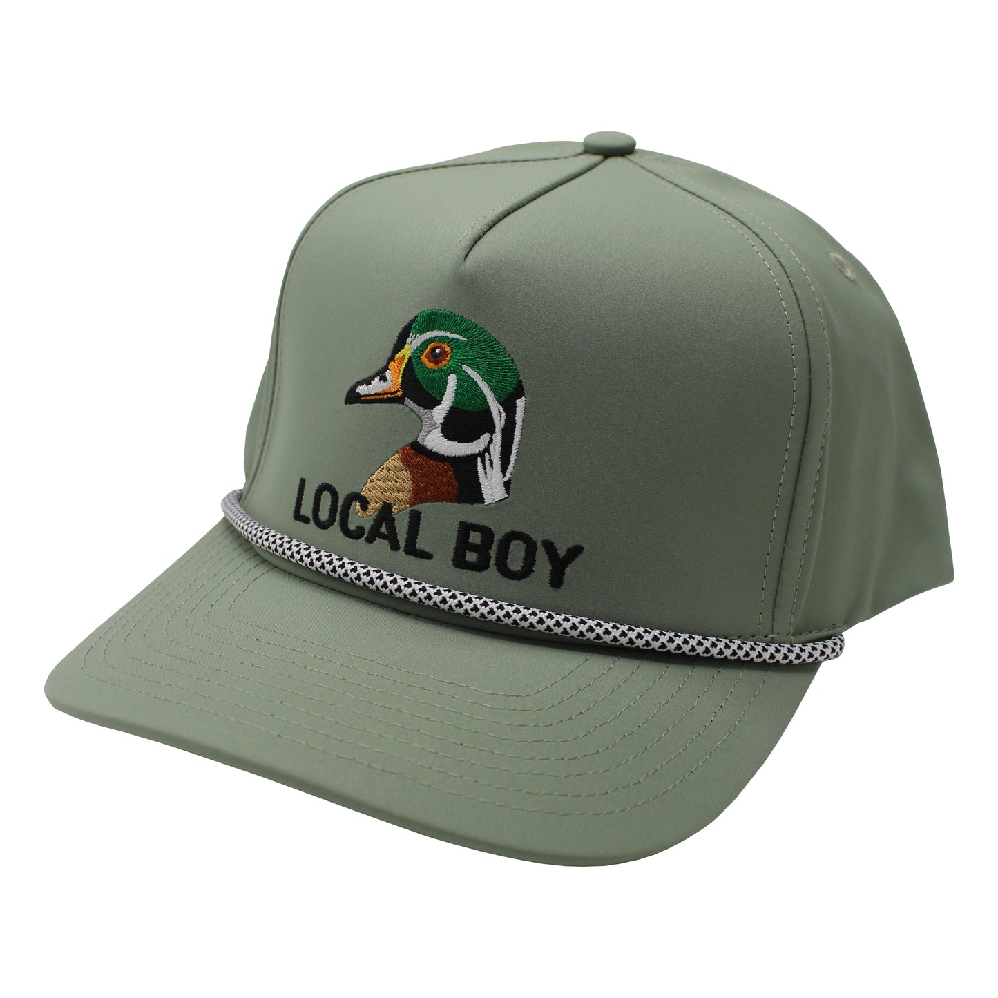 Wood Duck High Crown Rope Hat