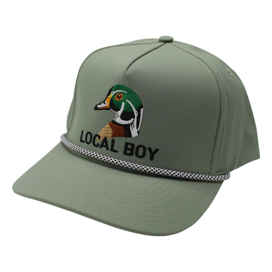 Wood Duck High Crown Rope Hat