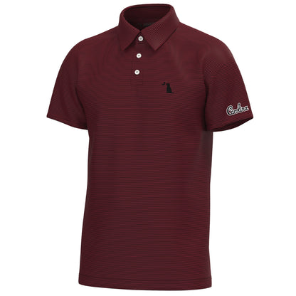 South Carolina Script Palms Polo - Garnet/Black