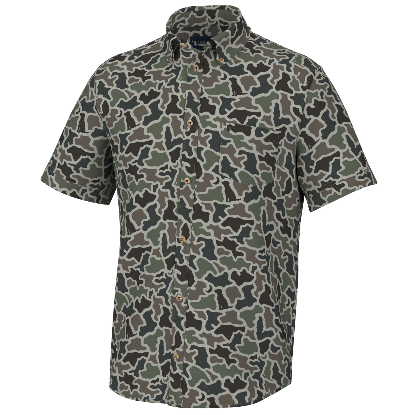 Low Country Button Down - Dog & Moon Camo