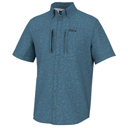 Backcountry Fishing Shirt - Blue Oyster