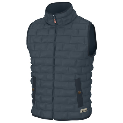 Brick Quilted Vest - Coffee