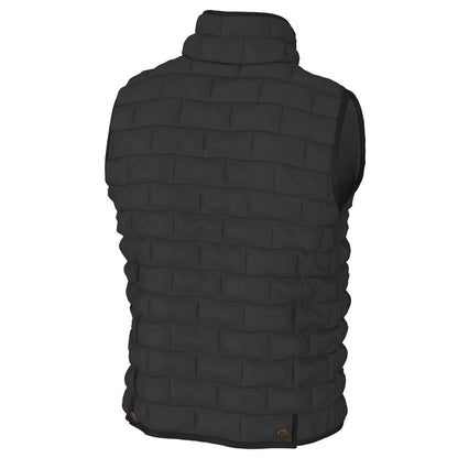Brick Quilted Vest - Coffee