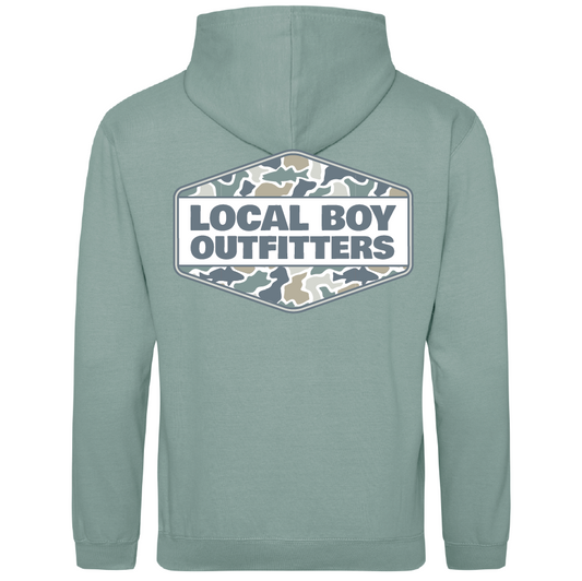 Youth Brushwood Hoodies - Fish Camo Diamond Crest