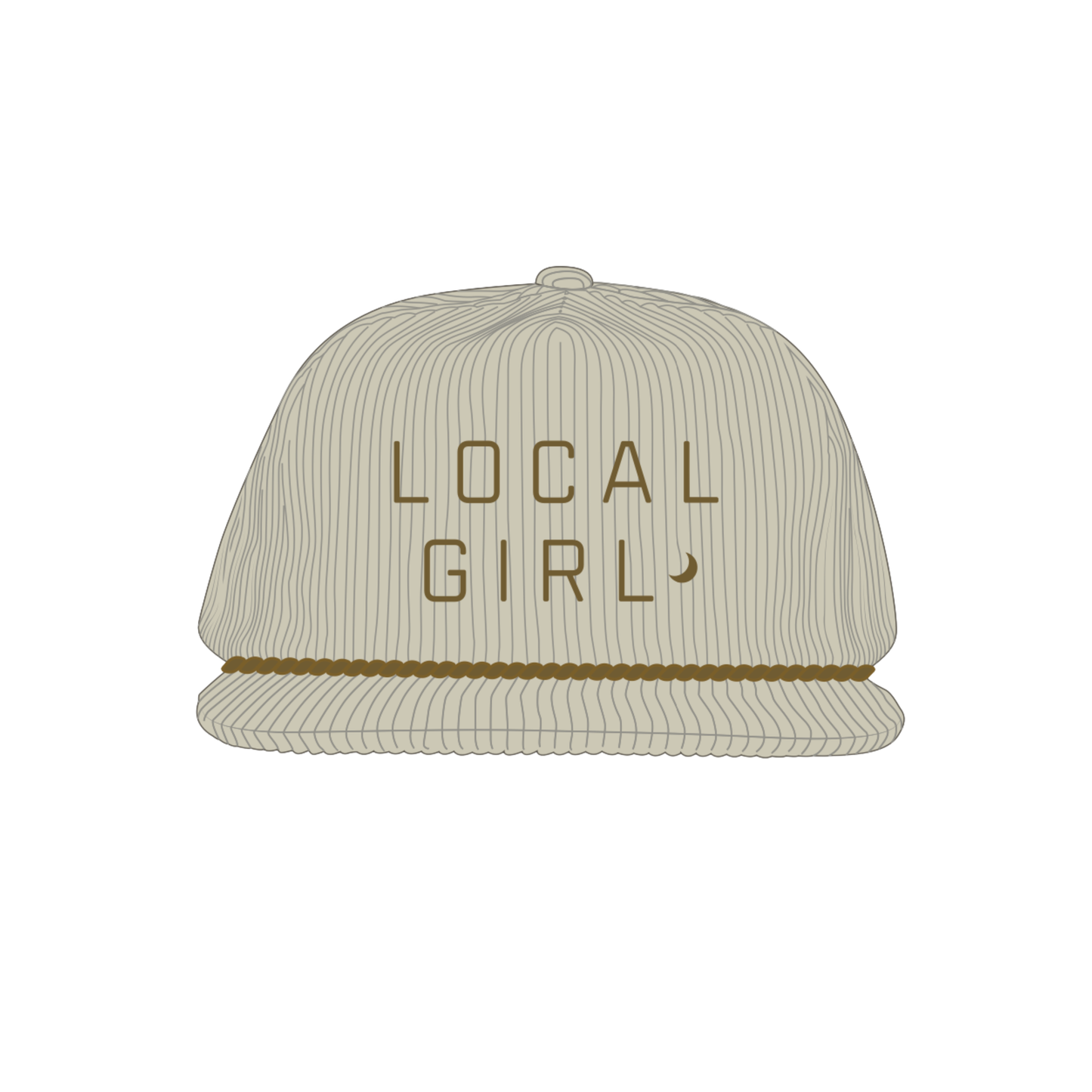 LG Crescent Corduroy Hat