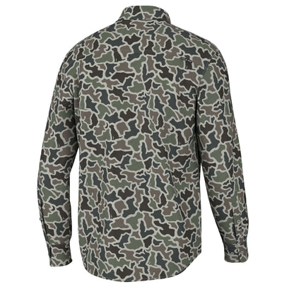 Camo Button-Up - Dog & Moon Camo