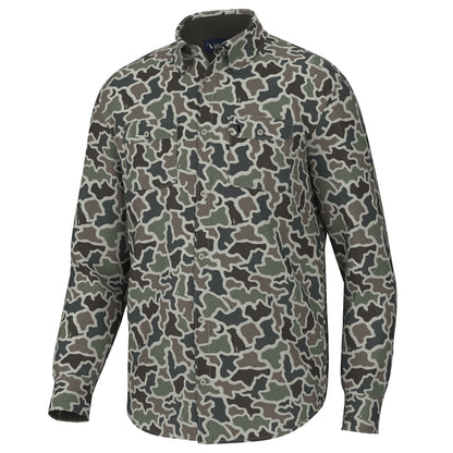 Camo Button-Up