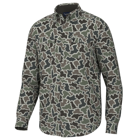 Camo Button-Up - Dog & Moon Camo