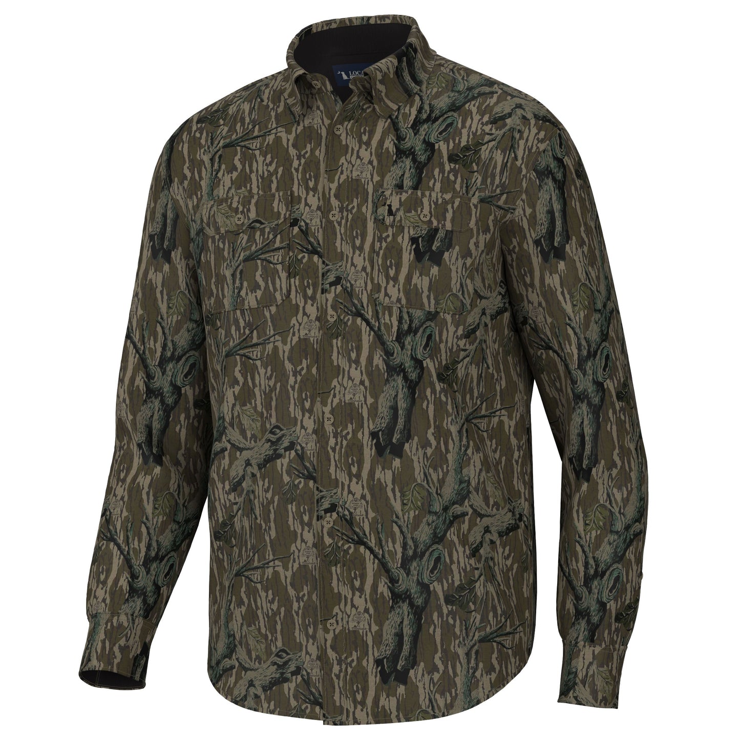 Camo Button-Up - Dog & Moon Camo