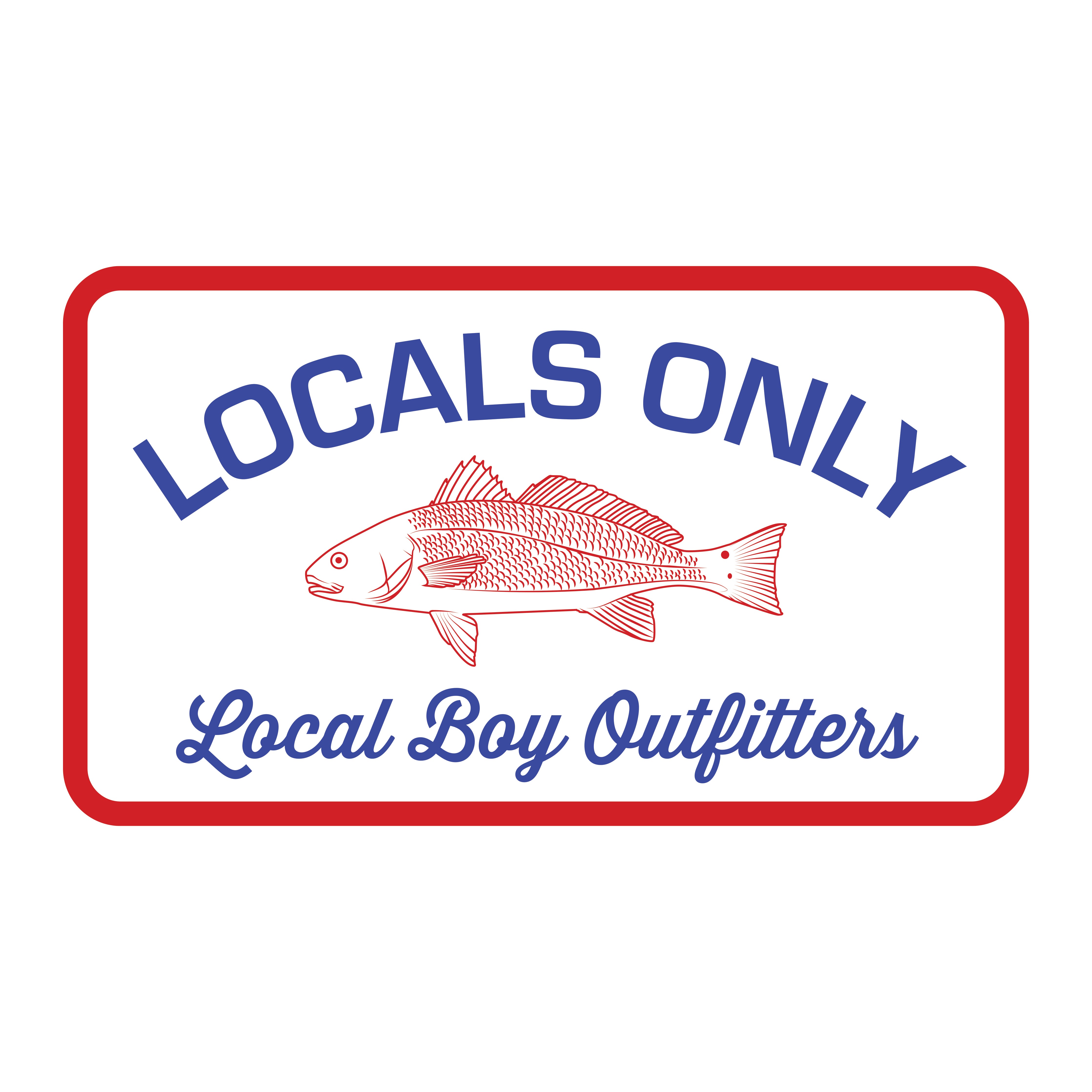 Fisherman Patch Decal – Local Boy Outfitters
