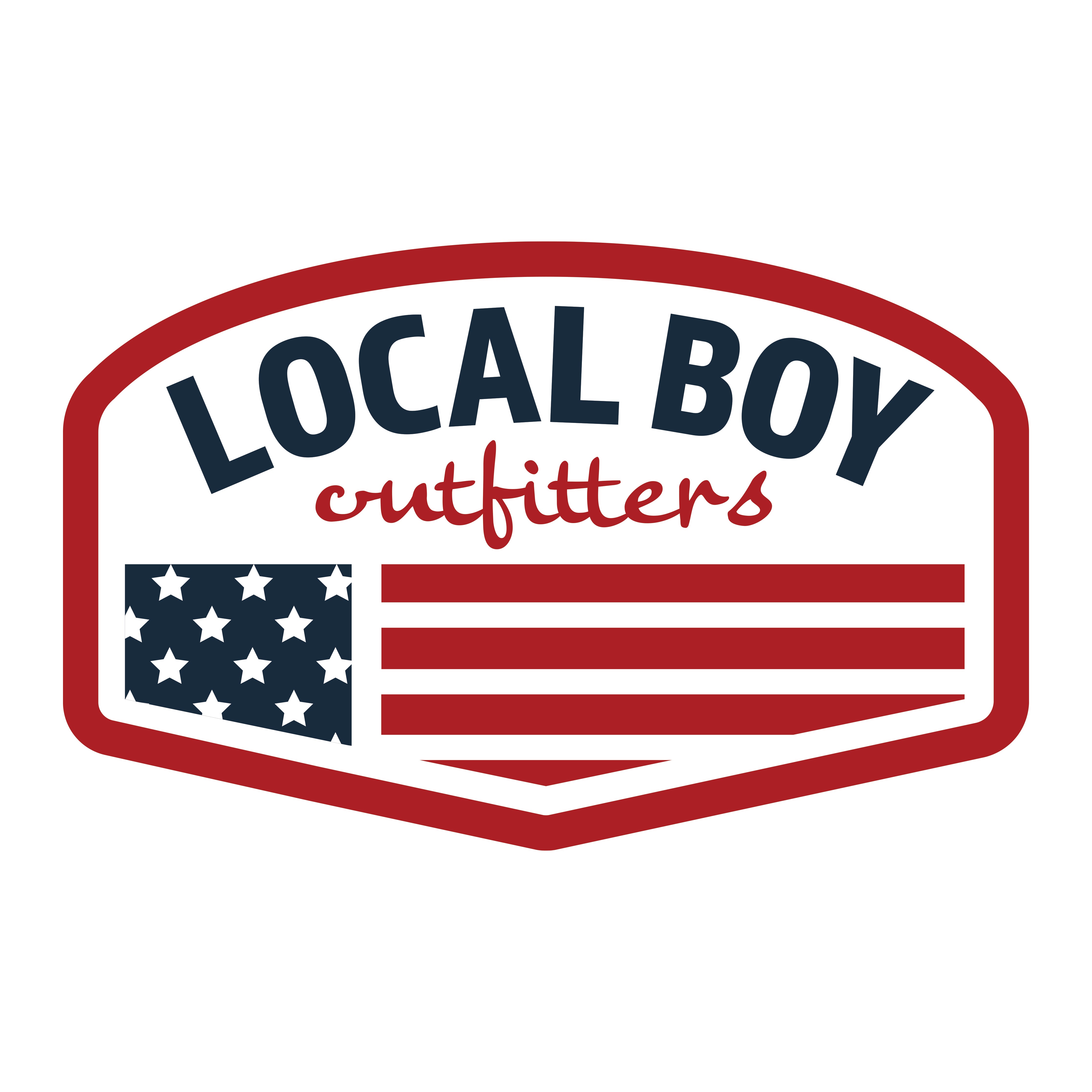 Flag Badge Decal – Local Boy Outfitters