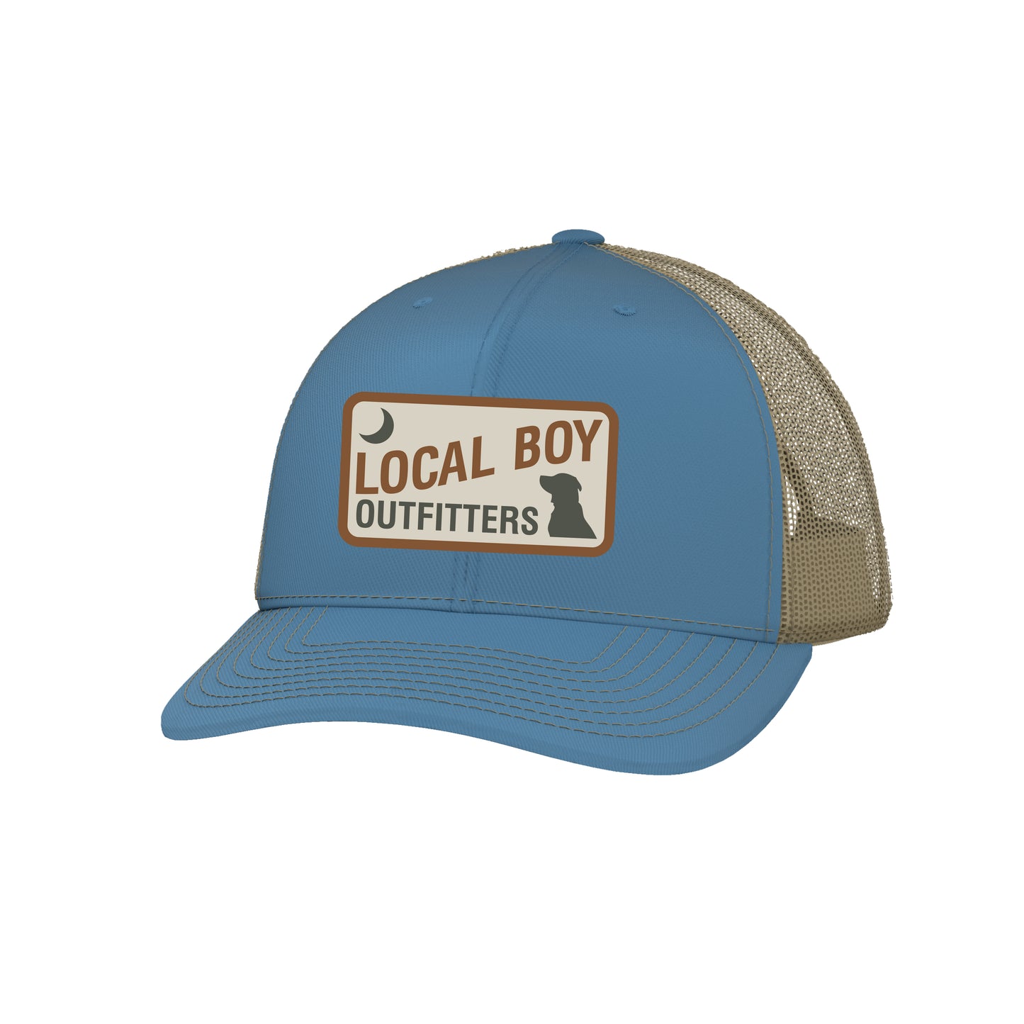 Youth Dog & Moon Patch Trucker Hat