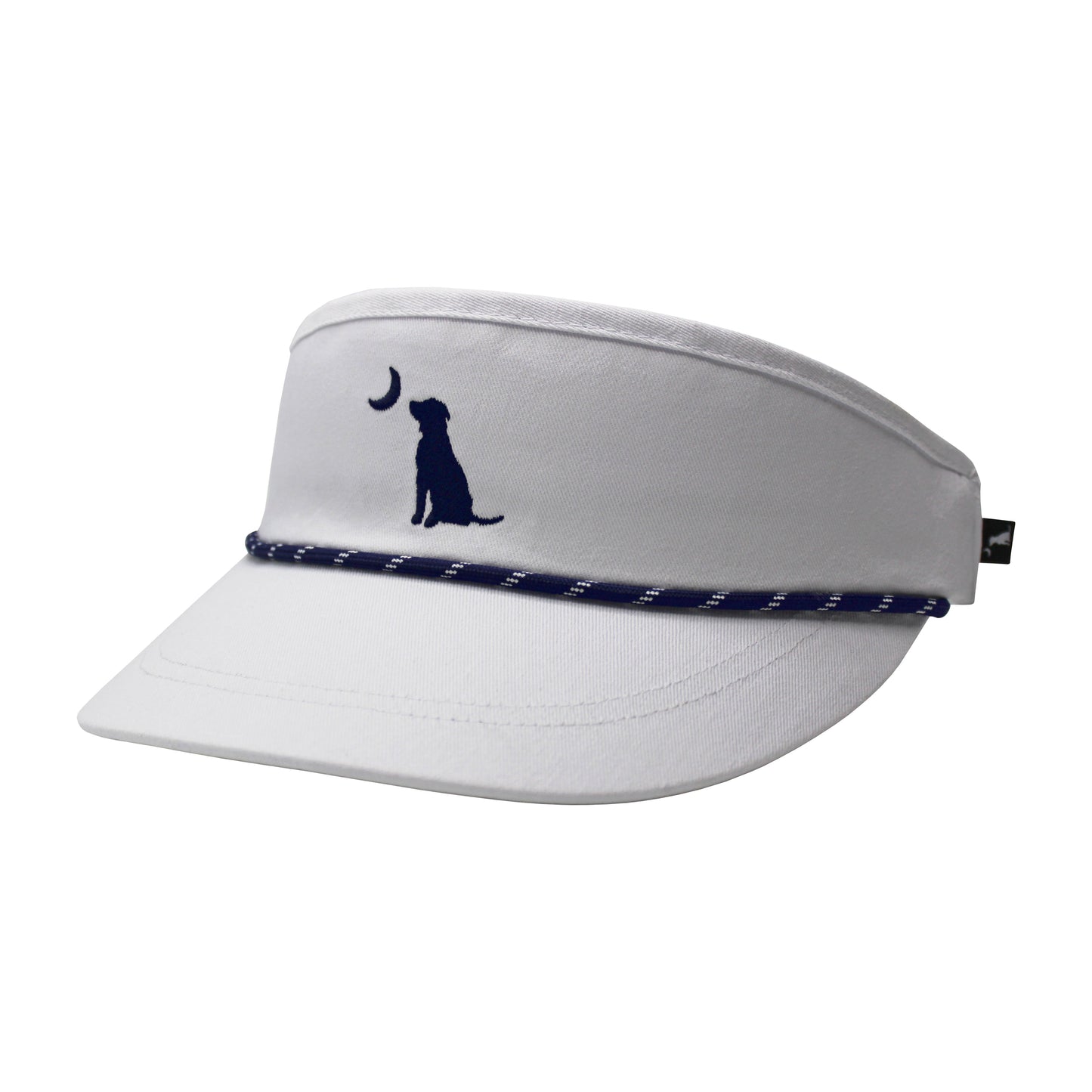 Dog & Moon Visor - White