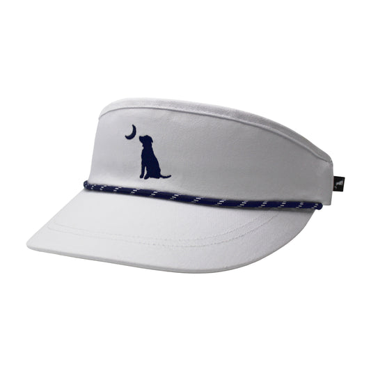 Dog & Moon Visor - White
