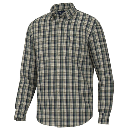Grange Dress Shirt - Olive/Green/Navy