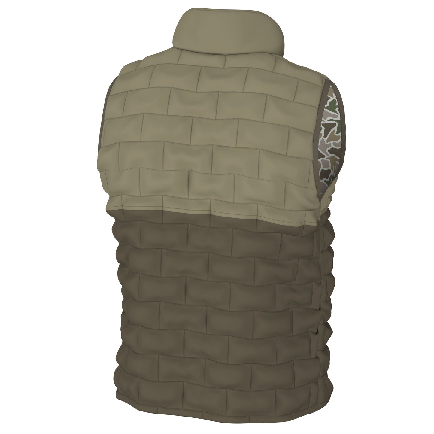 Duck Down Reversible Vest - Localflage Vintage
