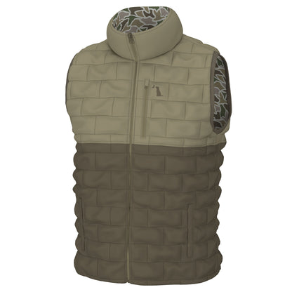 Duck Down Reversible Vest - Localflage Vintage
