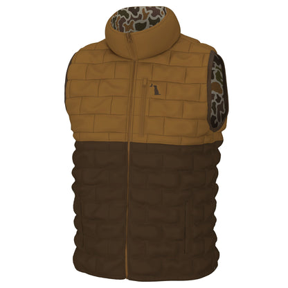 Duck Down Reversible Vest - Duck Camo