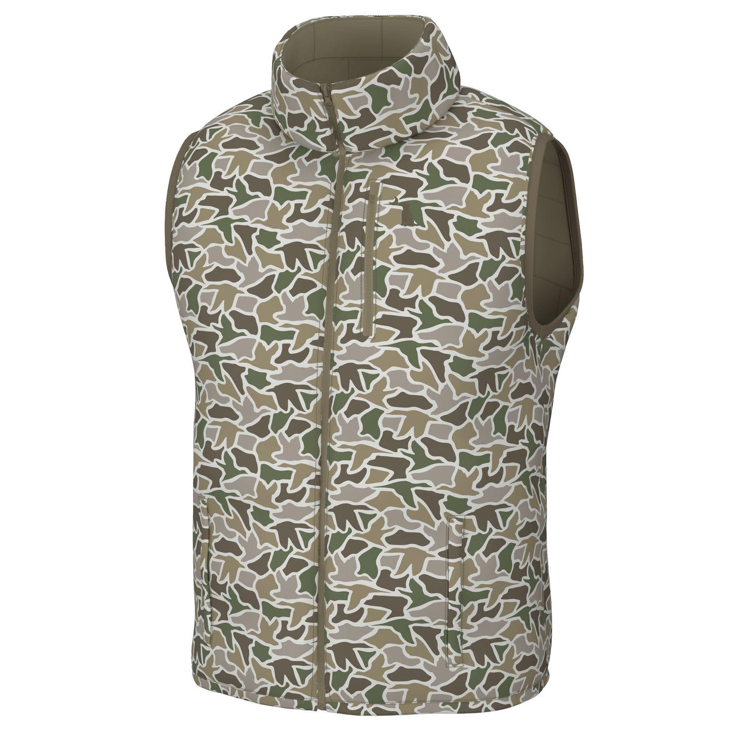 Duck Down Reversible Vest - Localflage Vintage