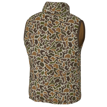 Duck Down Reversible Vest - Duck Camo