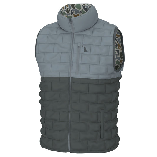 Duck Down Reversible Vest - Localflage Bluff