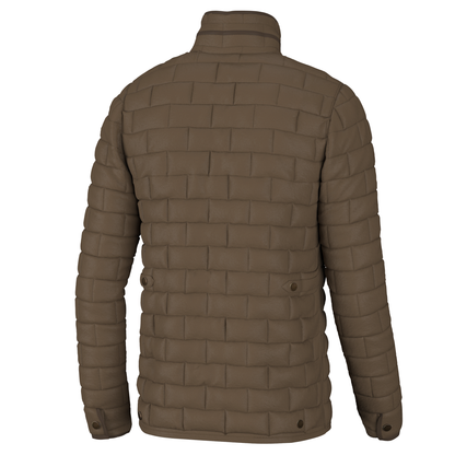 Brick Quilted Jacket - Mocha