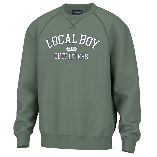 Cotton Crewneck - Dusty Green