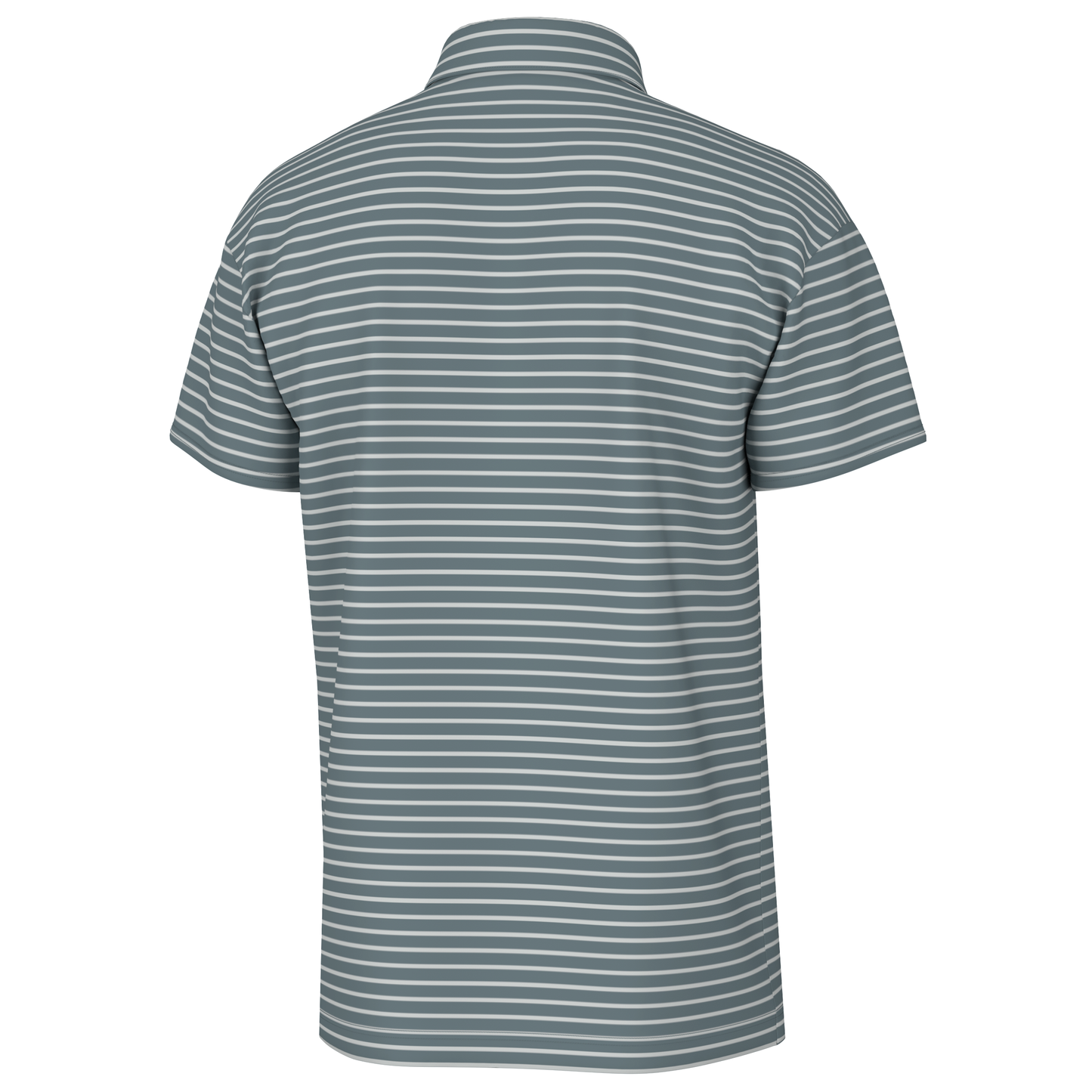 Edisto Polo - Teal/Light Gray