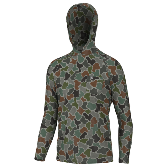 Heather Blend Hoodie - Forest Camo