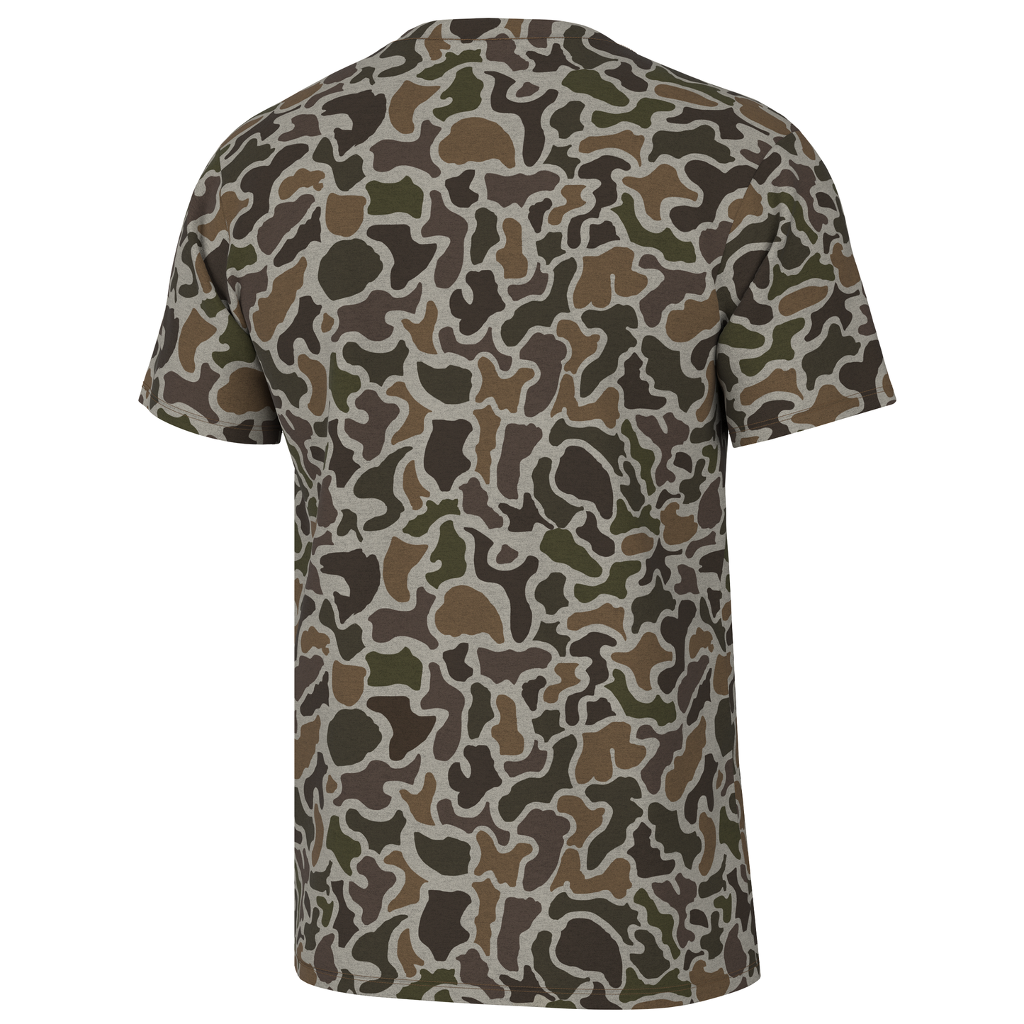 S/S Heather-Blend Crew - Pine