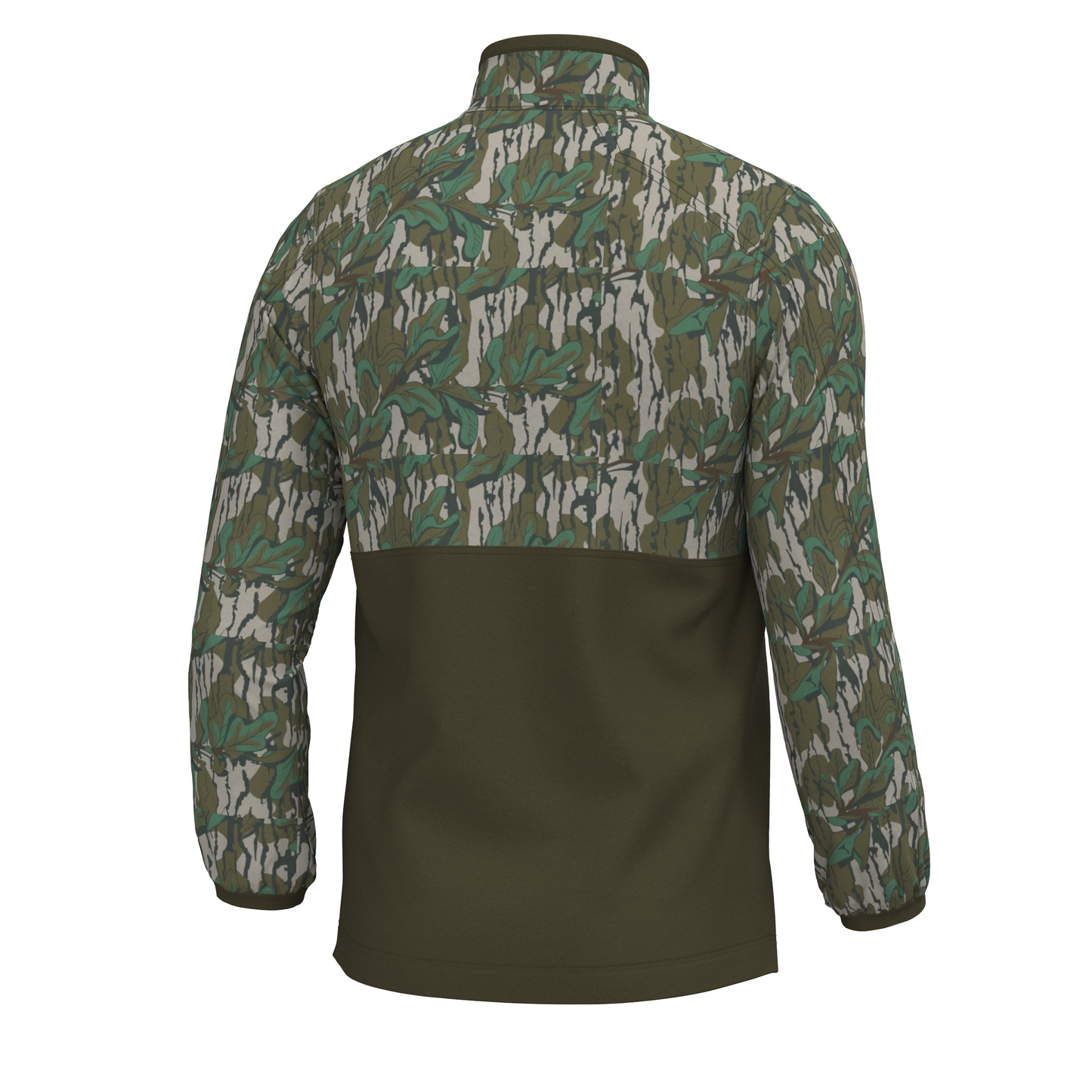 Fielder Quarter-Zip Pullover - Mossy Oak® Greenleaf