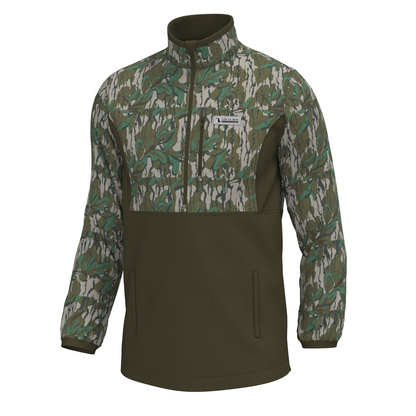 Fielder Quarter-Zip Pullover - Mossy Oak® Greenleaf