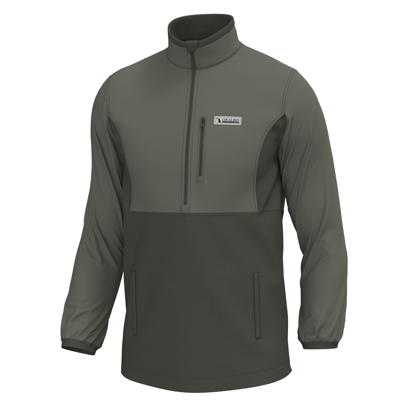 Fielder Quarter-Zip Pullover - Olive