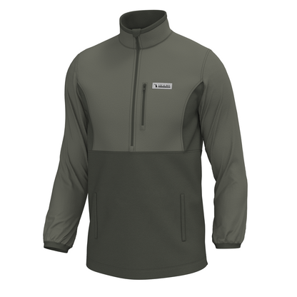Fielder Quarter-Zip Pullover - Olive