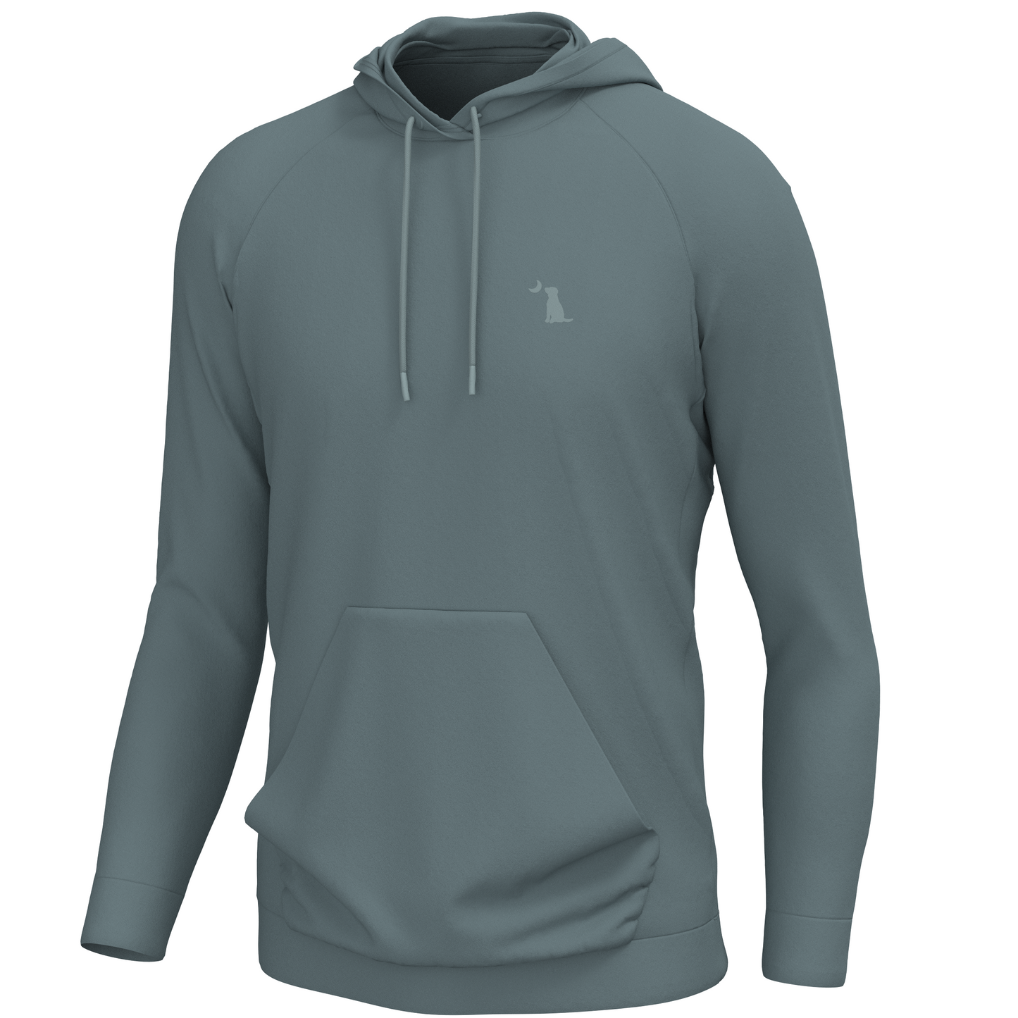 Velvet Fleece Hemlock Hoodie - Smoky Blue