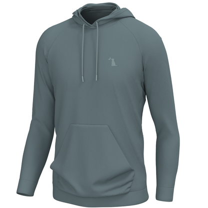 Velvet Fleece Hemlock Hoodie - Smoky Blue