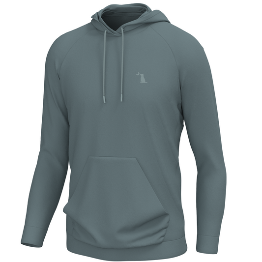 Velvet Fleece Hemlock Hoodie - Smoky Blue