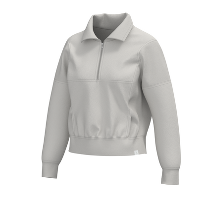 LG Velvet Fleece Quarter Zip - Cocoa