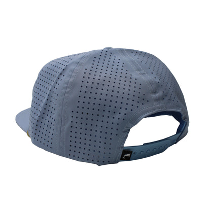 Fish Tails Perforated Flat Brim Hat